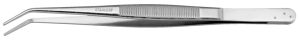 Bent flat tweezers - 1343