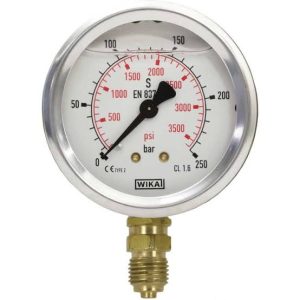 Pressure Gauge 0-3500psig, 100mm