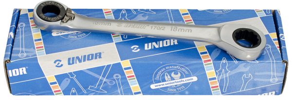 Set of ratchet ring wrenches in carton box - 170/2CB