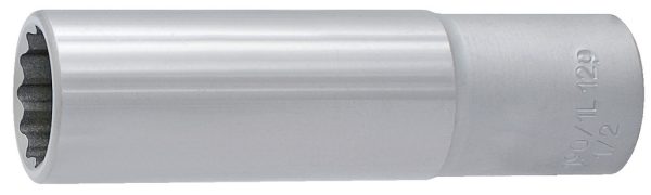 Socket 1/2", long type, 12 point, 9/16"