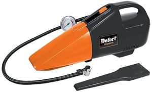 Defort 2-in-1 60-Watt Car Vacuum Cleaner and Compressor - DVC-60-10