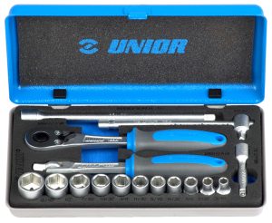 Socket set 1/4" in metal box - 188BI6P16INCH